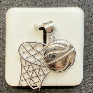 Silver .925 Basketball/Net Pendant