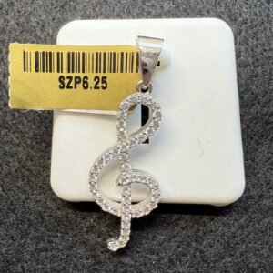 Silver .925 Music Cleff Pendant