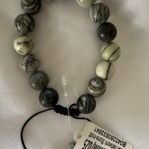 7" Black Network Stone-Matt