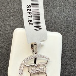 Silver .925 Moon/Owl Pendant